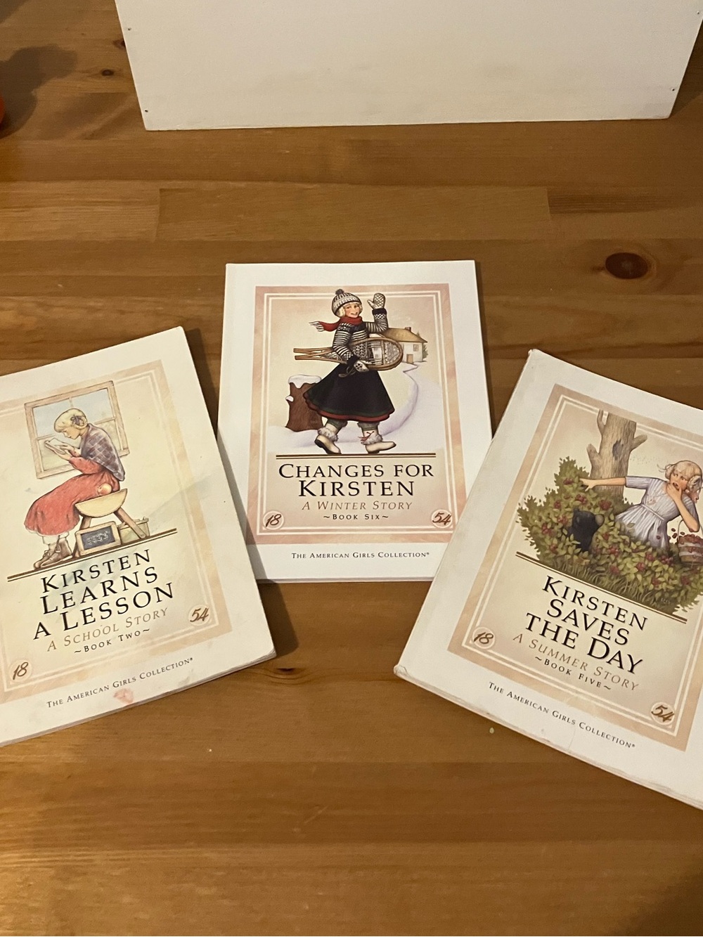 Pleasant Company American Girl Kirsten Larson Book Lot